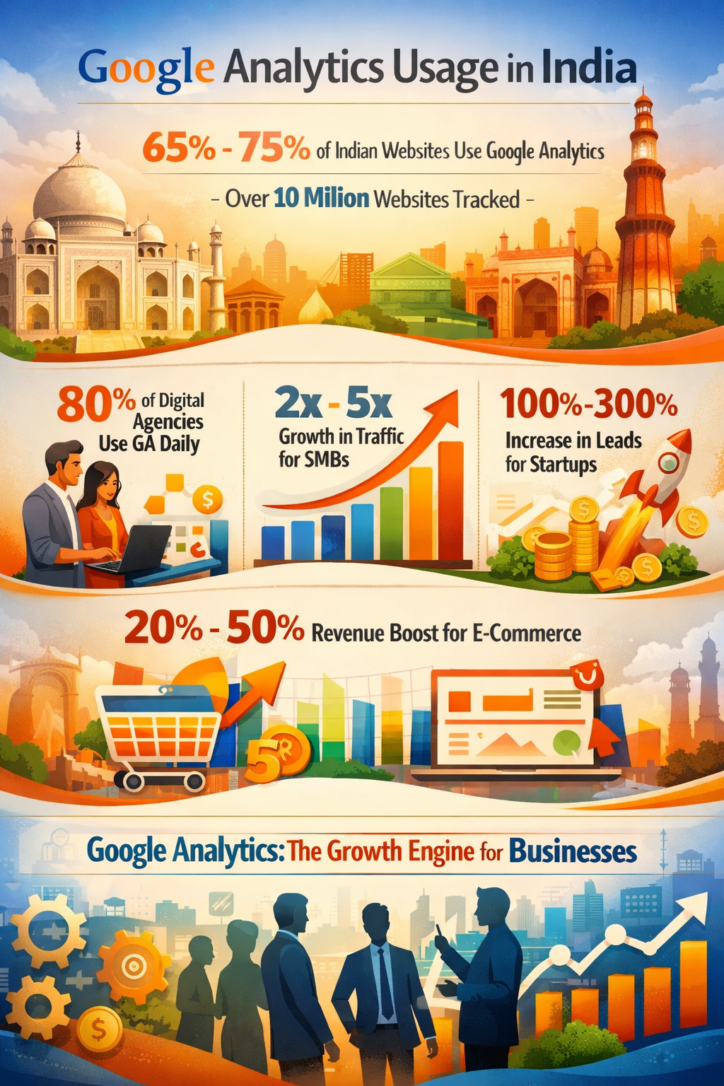Google Analytics Usage Statistics in India